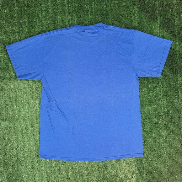 Vintage The Simpsons Shirt Size Large Blue Homer Bart Springfield Y2k - Picture 7 of 8